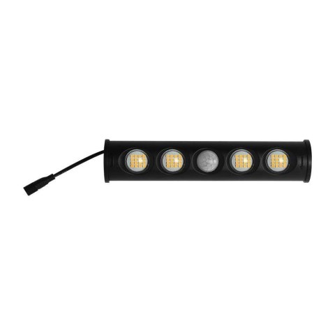 Projektor Solarny 8W LED Czarny 8w1 Czujnik Ruchu IP65 V-TAC VT-11108 4000K 950lm
