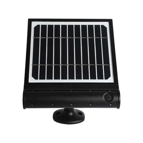 Projektor Solarny 8W LED Czarny 8w1 Czujnik Ruchu IP65 V-TAC VT-11108 4000K 950lm