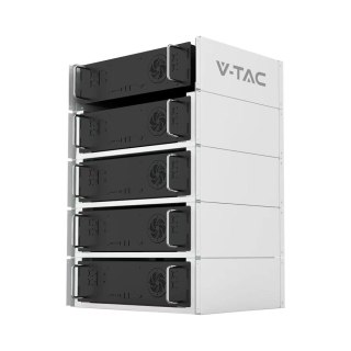 Stojak Regał RACK do Magazynów Energii V-TAC 5,12kWh VT48100E-P2 Max. 5 modułów 10 Lat Gwarancji