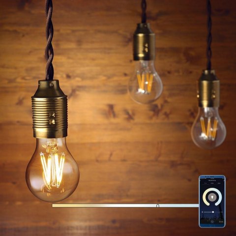 Żarówka LED SMART WiFi V-TAC 7W E27 Filament A60 Amazon Alexa Google Home VT-5137 2700K-6500K 806lm