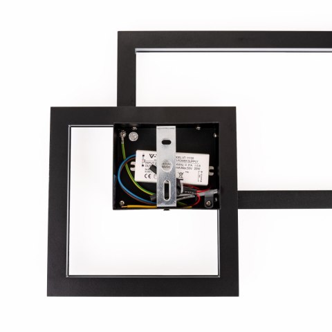Kinkiet Ścienny LED V-TAC 20W Czarny VT-11120-B 3000K 2400lm