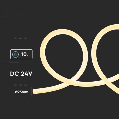 Neon Flex V-TAC 24V 10mb 12W/m VT-551 3000K