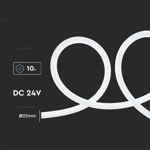 Neon Flex V-TAC 24V 10mb 12W/m VT-551 6500K