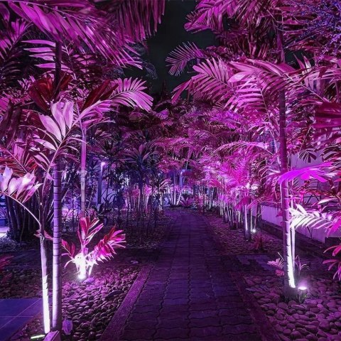 Oprawa Gruntowa Ogrodowa Wbijana LED SMART WiFI V-TAC 3x7W Amazon Alexa Google Home VT-5168 RGB+3000K-6500K 520lm