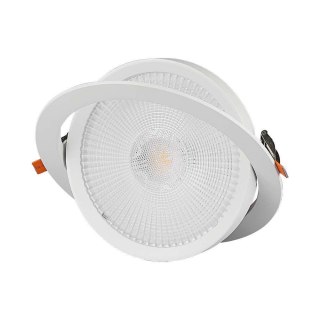 Oprawa V-TAC LED Downlight SAMSUNG CHIP 10W Ruchoma VT-2-10 3000K 1040lm 5 Lat Gwarancji