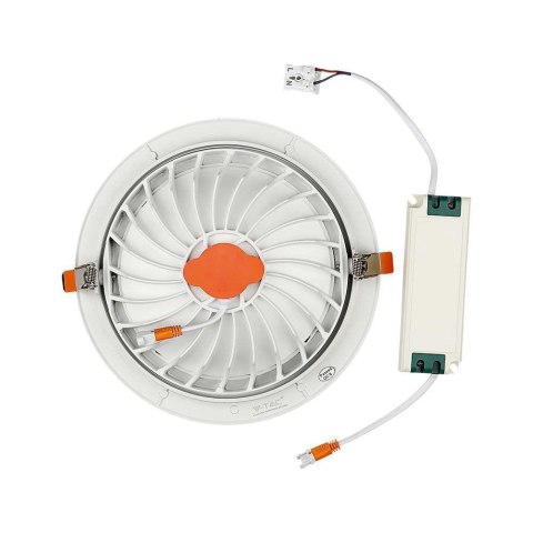 Oprawa V-TAC LED Downlight SAMSUNG CHIP 10W Ruchoma VT-2-10 3000K 1040lm 5 Lat Gwarancji