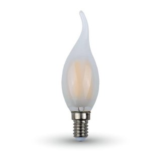 Żarówka LED V-TAC 4W Filament E14 Mrożona Świeczka Płomyk VT-1937 2700K 400lm