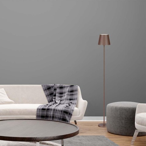 Lampa Podłogowa V-TAC 4W LED Brąz Corten IP54 Ładowalna VT-7544-C 3000K 300lm