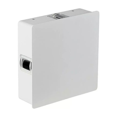 Oprawa Ścienna V-TAC 4W LED IP65 Biały Kwadrat VT-704 3000K 428lm
