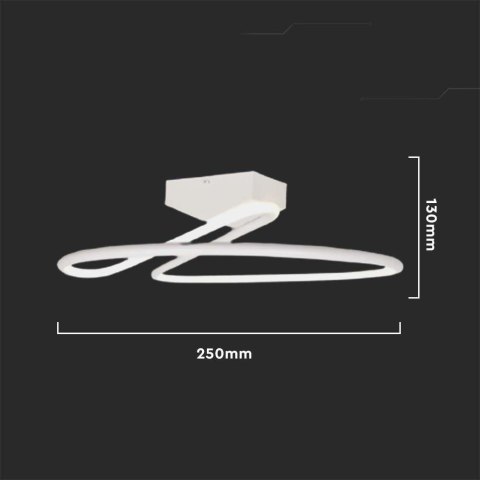 Oprawa Sufitowa V-TAC 20W LED Biała 4000K 2130lm