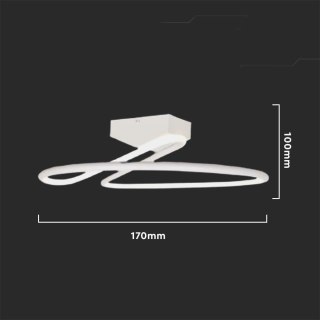Oprawa Sufitowa V-TAC 24W LED Biała 310x115mm 4000K 2560lm