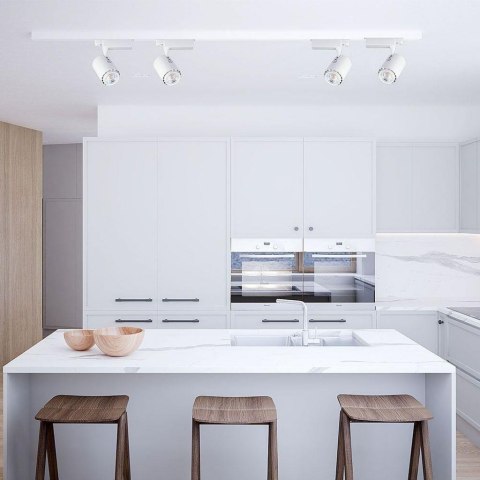 Oprawa Track Light LED V-TAC 18W COB Biały VT-4718 2700K-6400K 1450lm 5 Lat Gwarancji