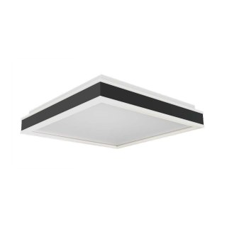 Plafon V-TAC 38W LED TRIAC 3w1 Czarny Kwadrat 40x40cm VT-7757-B 4000K 4000lm