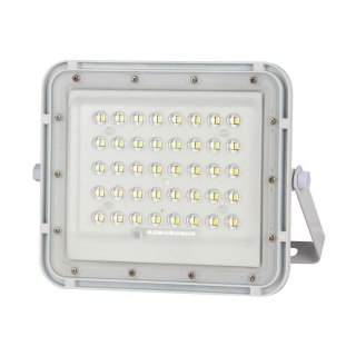Projektor LED Solarny V-TAC 10W Pilot, AUTO, Timer, IP65 Biały VT-80W-W 4000K 800lm