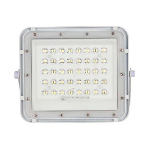 Projektor LED Solarny V-TAC 10W Pilot, AUTO, Timer, IP65 Biały VT-80W-W 4000K 800lm