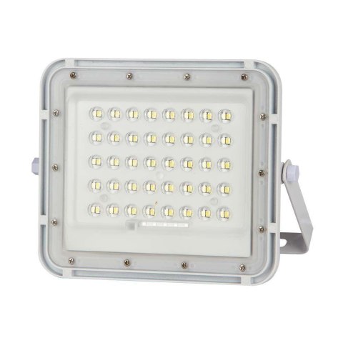 Projektor LED Solarny V-TAC 6W Pilot, AUTO, Timer, IP65 Biały VT-40W-W 6400K 400lm