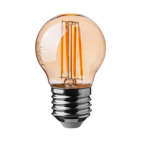 Żarówka LED V-TAC 4W Filament E27 G45 Bursztyn VT-1974 2200K 350lm
