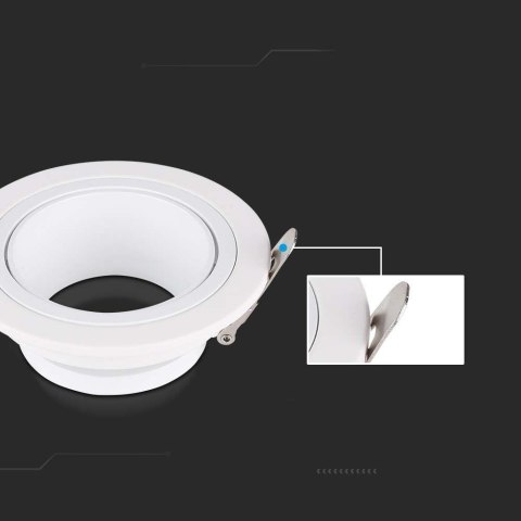 Oczko V-TAC GU10 Okrągłe Białe VT-438 3 Lata Gwarancji