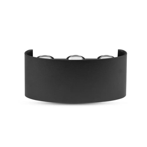 Oprawa Ścienna Góra Dół V-TAC 6W LED Czarna IP54 VT-846 4000K 630lm