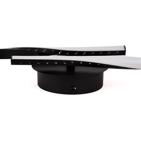 Lampa Żyrandol Oprawa Sufitowa V-TAC 12W LED Czarna VT-7788 3000K 1280lm