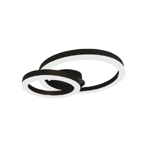 Lampa Żyrandol Oprawa Sufitowa V-TAC 20W LED Czarna VT-7787 3000K 2130lm