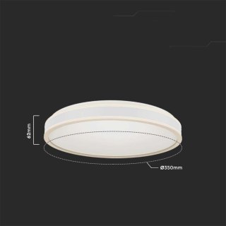 Plafon V-TAC 18W LED 3w1 Biały Okrągły fi.35cm VT-7779 4000K 1280lm