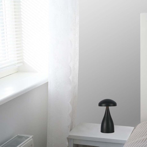 Lampka Biurkowa Nocna V-TAC 1W LED 22cm Ładowanie USB Ściemnianie Czarna VT-1041 3000K-6000K 55lm