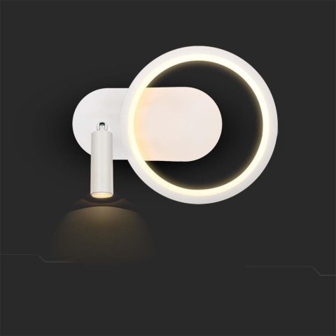 Oprawa Kinkiet Ścienny V-TAC LED 14W Biała VT-7906 3000K 1500lm