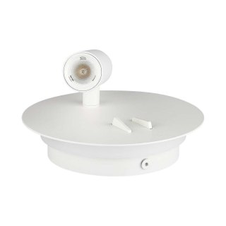 Oprawa LED V-TAC 3W+6W Kinkiet Hotel Łóżko Włącznik Biały VT-2963 3000K 680lm 3 Lata Gwarancji