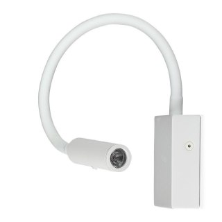 Oprawa LED V-TAC 3W Kinkiet Hotel Łóżko Włącznik Biały COB CREE VT-2913 3000K 180lm 3 Lata Gwarancji