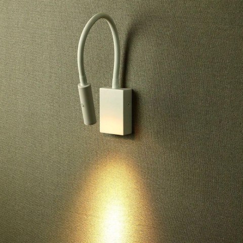 Oprawa LED V-TAC 3W Kinkiet Hotel Łóżko Włącznik Biały COB CREE VT-2913 3000K 180lm 3 Lata Gwarancji