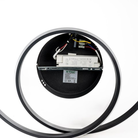 Oprawa Sufitowa V-TAC 48W LED Ściemnialna Czarna VT-7911 4000K 5150lm