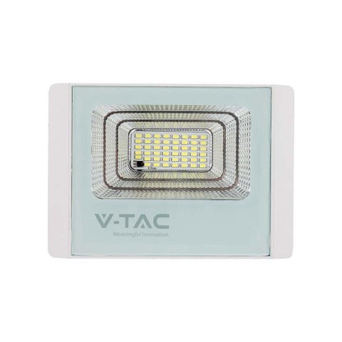 Projektor LED Solarny V-TAC 16W Biały IP65, Pilot, Timer VT-40W 4000K 1050lm