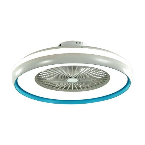 Wentylator Sufitowy V-TAC 45W LED Pilot RF CCT Niebieski VT-5022 3000lm