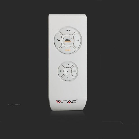 Wentylator Sufitowy V-TAC 45W LED Pilot RF CCT Niebieski VT-5022 3000lm