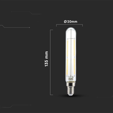 Żarówka LED V-TAC 4W E14 T20 20x135mm Filament VT-2204 3000K 400lm