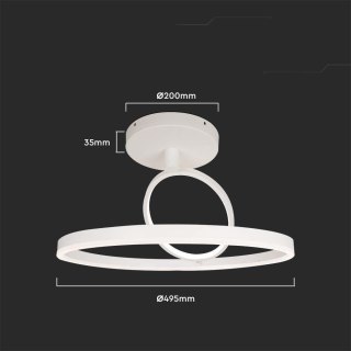 Oprawa Sufitowa V-TAC LED 37W Biała VT-7907 4000K 4000lm