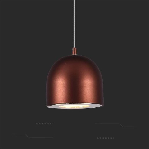 Oprawa Zwieszana V-TAC LED 8,5W 100cm Regulowana, Dotykowy włącznik Brązowa VT-7795 3000K 850lm