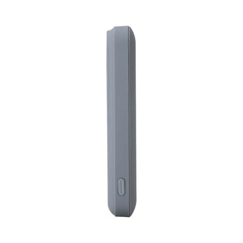 Power Bank V-TAC 10000mAh SLIM TYPE C Szary Ładowanie bezprzewodowe VT-3529