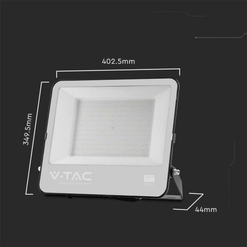 Naświetlacz Projektor LED V-TAC 200W 135Lm/W SAMSUNG CHIP Czarny VT-44201 6500K 22960lm 5 Lat Gwarancji