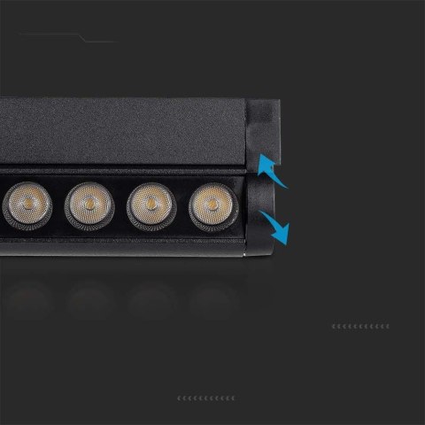 Oprawa Projektor Szynosystem Magnetyczny 48V V-TAC 12W LED 34st VT-42012 6400K 1300lm 3 Lata Gwarancji