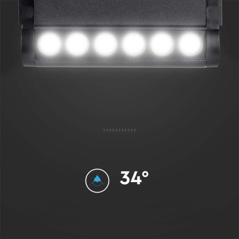 Oprawa Projektor Szynosystem Magnetyczny 48V V-TAC 5W LED 34st VT-4205 6400K 600lm 3 Lata Gwarancji