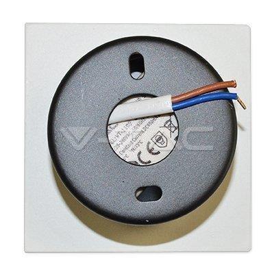 Oprawa Schodowa 3W LED V-TAC Kwadrat Biały 230V VT-1109 3000K 120lm