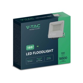 Naświetlacz Projektor LED V-TAC 100W 185Lm/W Czarny VT-44105 4000K 18500lm