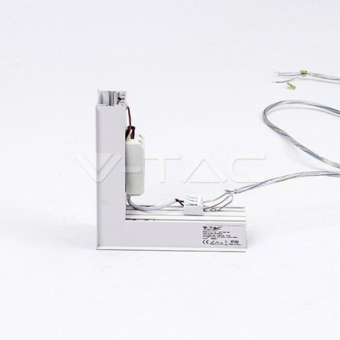 Łącznik L Opraw V-TAC 12W Linear Zewnętrzny Biały VT-7-41LW 4000K 1000lm 5 Lat Gwarancji
