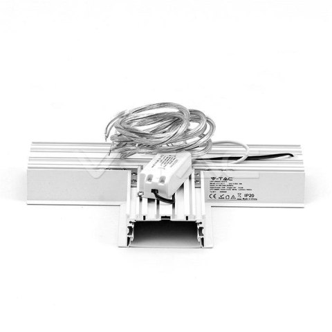 Łącznik T Opraw V-TAC 14W Linear Downside Biały VT-7-42-T 4000K 1400lm 5 Lat Gwarancji