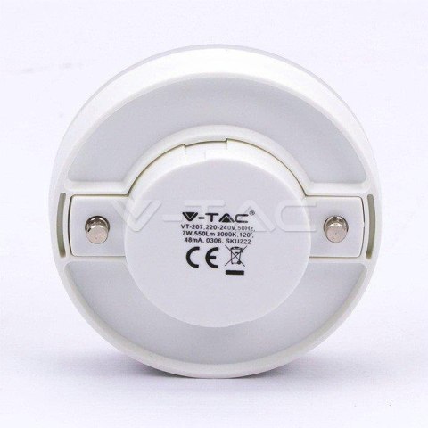 Żarówka LED V-TAC SAMSUNG CHIP 7W GX53 7W GX53 VT-207 4000K 550lm 5 Lat Gwarancji