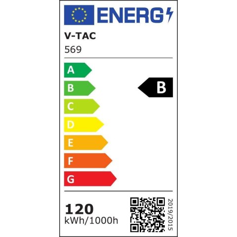 Oprawa LED High Bay V-TAC SAMSUNG CHIP 120W Mean Well 1-10V 120st 180Lm/W VT-9-120 6400K 21000lm 5 Lat Gwarancji