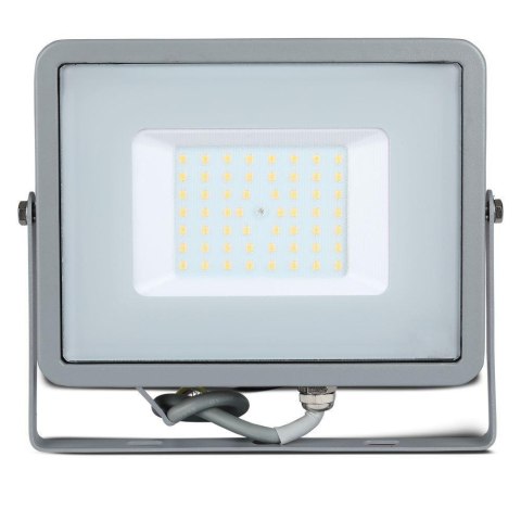 Projektor LED V-TAC 50W SAMSUNG CHIP Szary VT-50 4000K 4000lm 5 Lat Gwarancji
