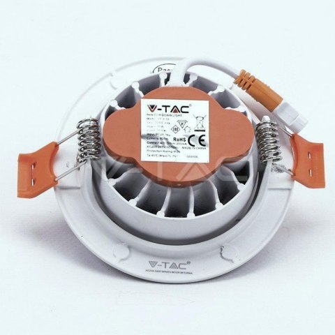 Oprawa V-TAC LED Downlight SAMSUNG CHIP 10W Ruchoma VT-2-10 4000K 900lm 5 Lat Gwarancji
